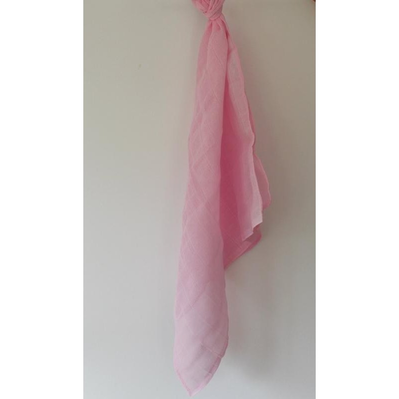 Lange en coton Hydrophile rose 70 cm