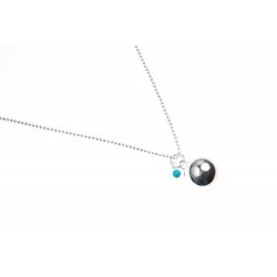 Bola de grossesse Plaqué Argent Mini Perle Turquoise 