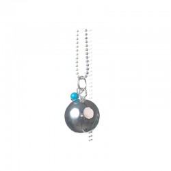 Bola de grossesse Plaqué Argent Mini Perle Turquoise 