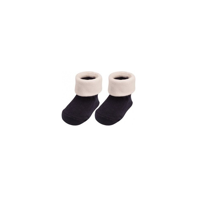 Paire de chaussettes &#039;Naissance&#039; marine