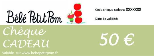 Chèque cadeau 50€