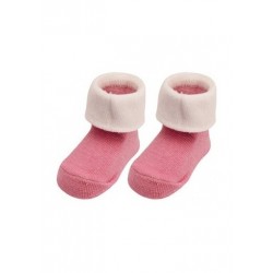 Paire de chaussettes 'Naissance' rose 