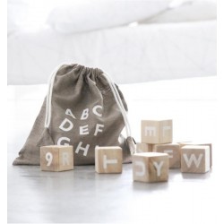Cubes en bois 'Alphabet'