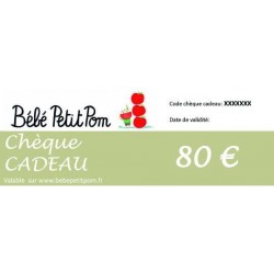 Chèque cadeau 80€ 