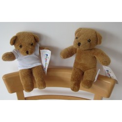 2 peluches'nounours' à maillot 