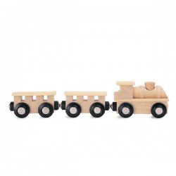 Train en bois aimanté