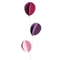 Mobile ballons rose-lilas 'Tivoli'