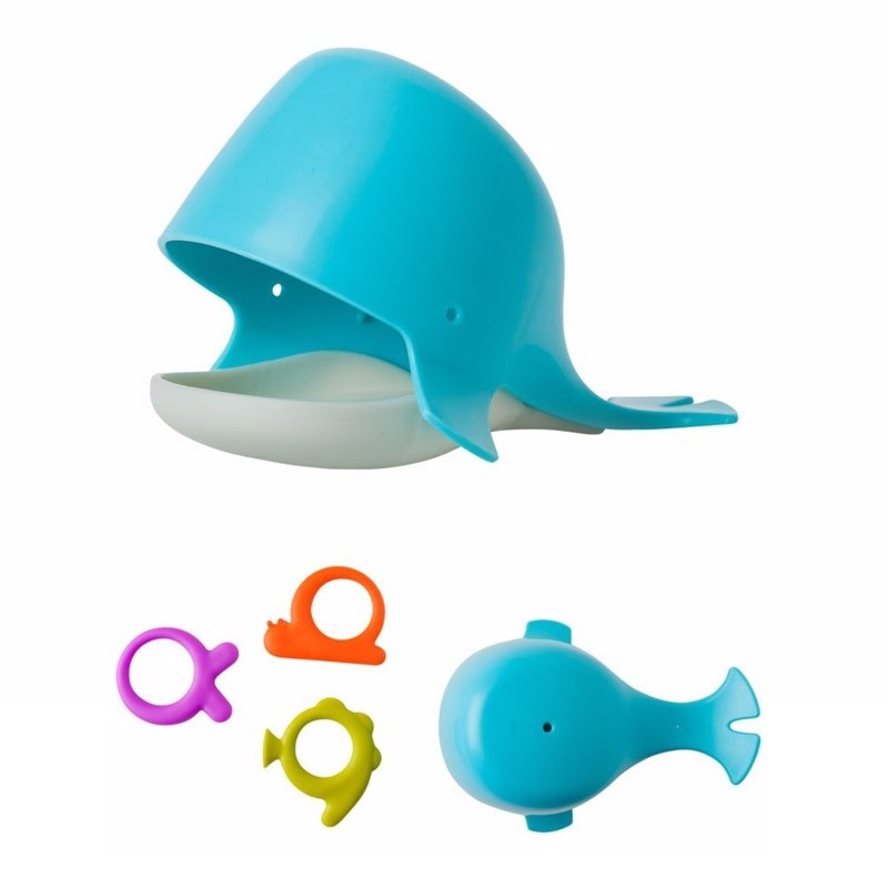 Baleine de bain + 3 éléments Anneaux Baleine de bain + 3 éléments Anneaux