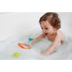 3 Jouets de bain et filet 