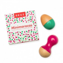 2 Mini maracas en bois 'Lili'
