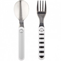 Couverts "Contour" gris