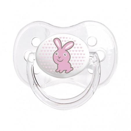 Sucette orthodontique  motif: lapin taille: C