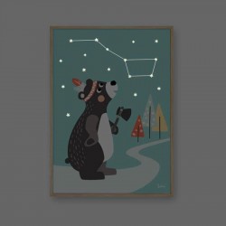 Poster Phosphorescent 'Grand Ours'