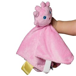 Doudou étiquettes 'LILU rose'
