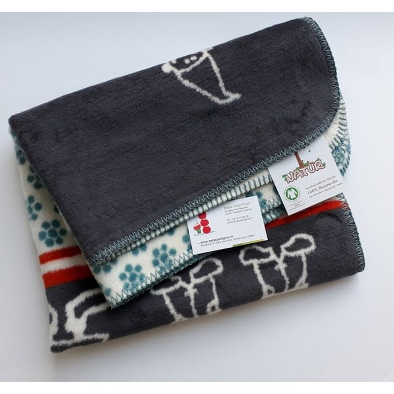 Plaid en coton Bio "Lutins" Plaid en coton Bio "Lutins"