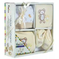 Coffret trousseau de naissance 4 pièces