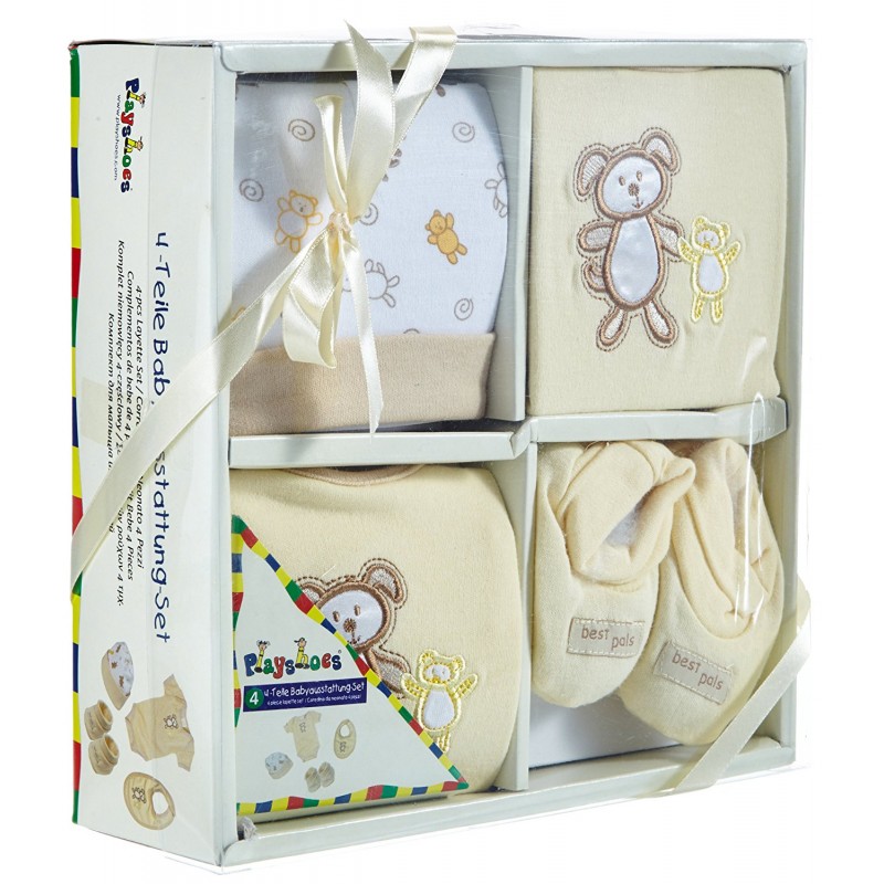Coffret trousseau de naissance 4 pièces Coffret trousseau de naissance 4 pièces