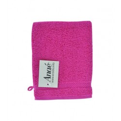 Gant de toilette en coton bio 'framboise'