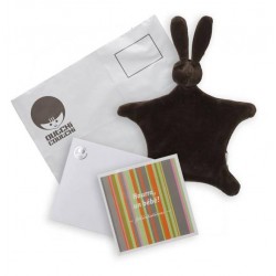 Kit de félicitations avec doudou marron 