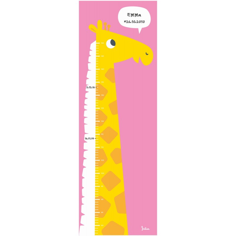 Toise "girafe" rose Toise "girafe" rose