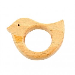 Hochet en bois naturel Oiseau