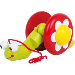 Escargot "Elli" en bois-à tirer