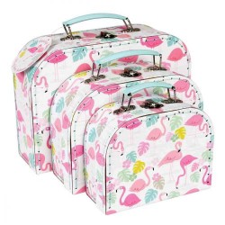 Set de 3 Valisettes Flamingo Bay 