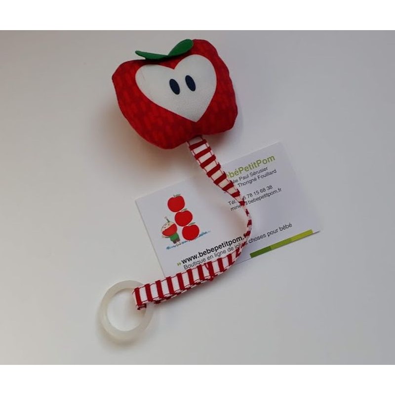 Attache sucette 'Pomme Rouge' Attache sucette 'Pomme Rouge'