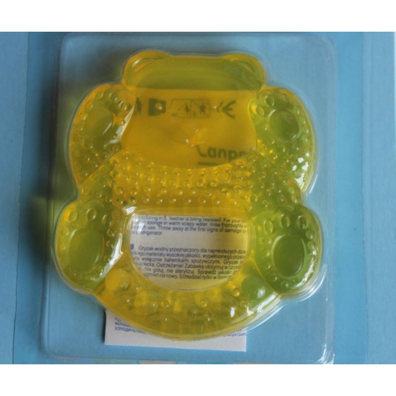 Anneau de dentition souple 'nounours' jaune Anneau de dentition souple 'nounours' jaune