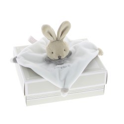 Doudou 'lapin blanc'