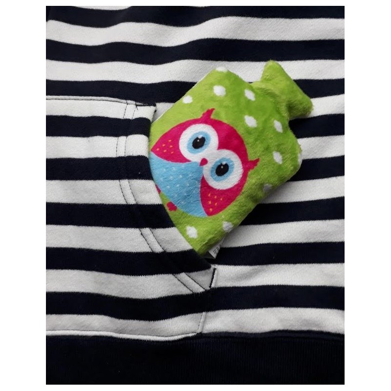 Bouillotte-coussin de chaleur-vert noyaux de cerises Bouillotte-coussin de chaleur-vert noyaux de cerises