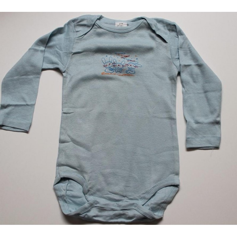 Body bleu à motif 'lapin' 24 mois Body bleu à motif 'lapin' 24 mois