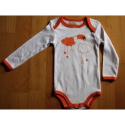 Body en coton 'nuages'  12 mois 