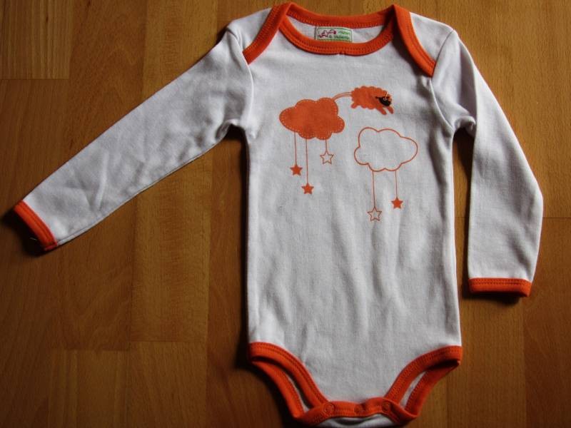 Body en coton 'nuages'  12...