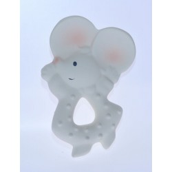 Anneau de dentition + mini Peluche Souris en coffret 