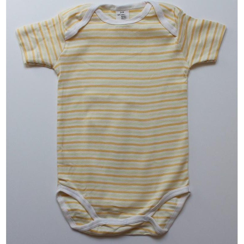 Body rayé jaune 24 mois Body rayé jaune 24 mois