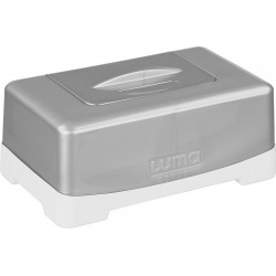 Boite A Lingettes Gris Argente
