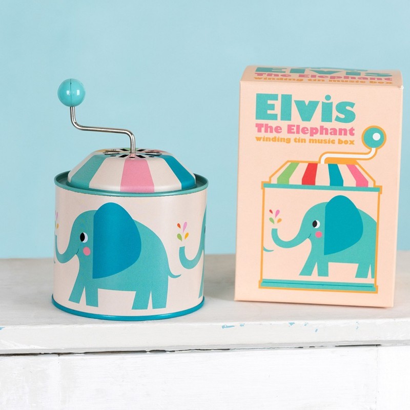 Boite à musique Elvis L'Eléphant Boite à musique Elvis L'Eléphant