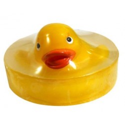 Savon transparent + jouet canard 