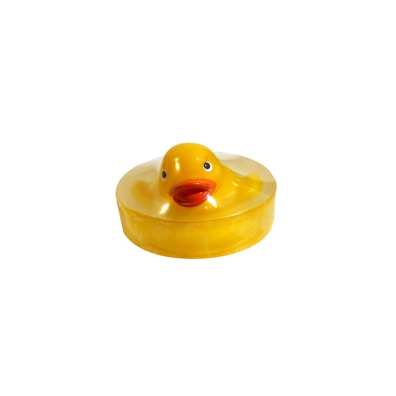 Savon transparent + jouet canard