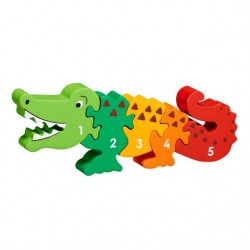 Puzzle en bois Crocodile Chiffres 