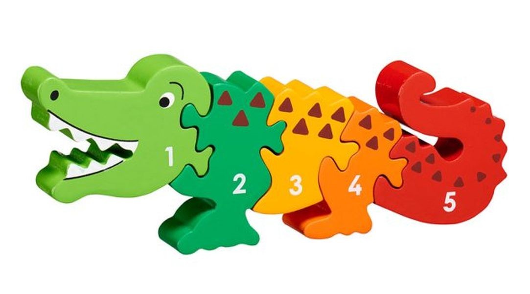 Puzzle en bois Crocodile...