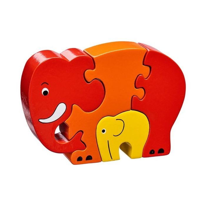 Puzzle en bois Eléphants