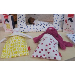 Kit dodo pour doudou et poupée-Jaune 