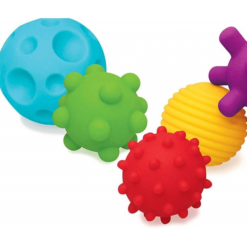 Balles tactiles multitexturées par 4 Balles tactiles multitexturées par 4