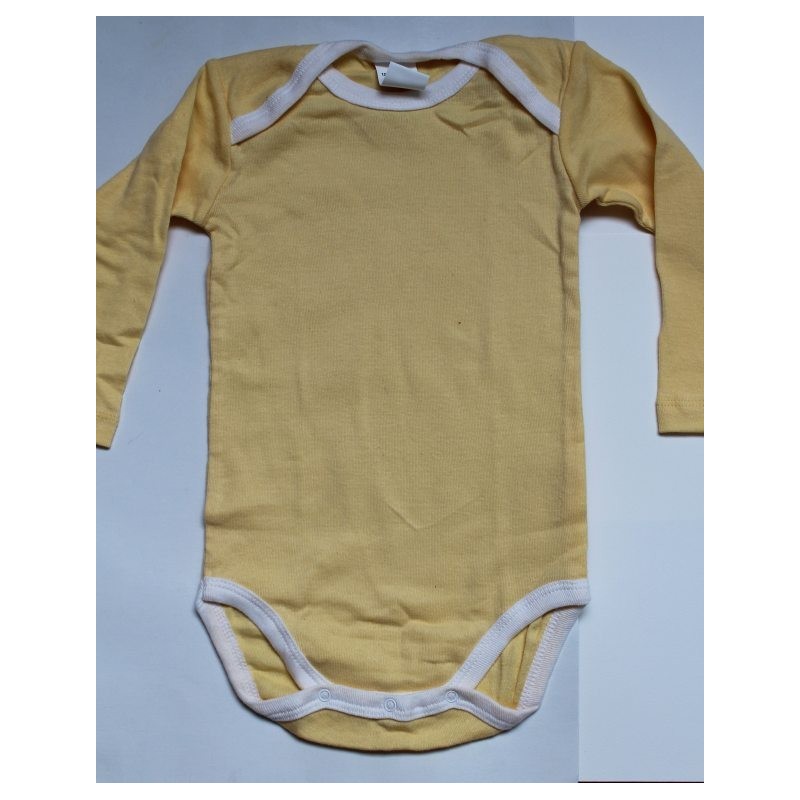 Body jaune et blanc 18 mois Body jaune et blanc 18 mois