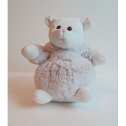 Peluche Boule 'Lapin- Souris' Rose Pâle 