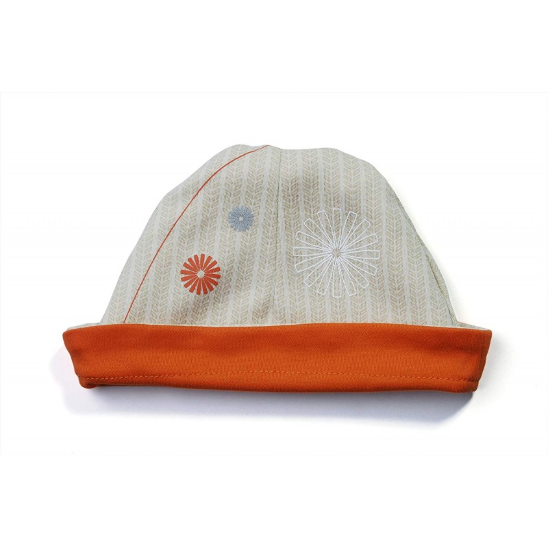 Bonnet réversible 'mandarin orange' 6-12 mois Bonnet réversible 'mandarin orange' 6-12 mois