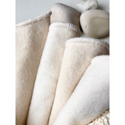 5 lingettes bébé en coton bio 