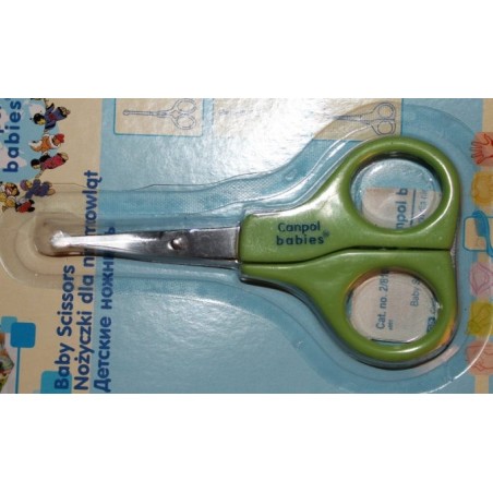 Ciseaux à ongles pour bébé- vert